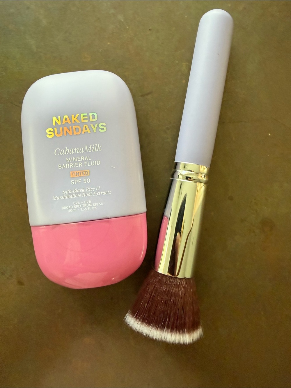 Naked Sundays CabanaMilk Tinted Mineral Barrier Fluid SPF 50